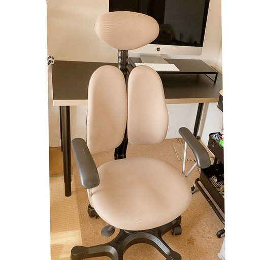 【美品】DUORESTデュオレスト・デスクチェア/人間工学椅子