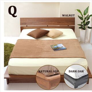 ローベッド キングスダウン クイーン マットレス ベッドフレーム