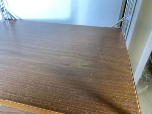 無印良品 MUJI シェルフ 飾り棚 フリーラック 棚 茶 ステンレス 中古品 