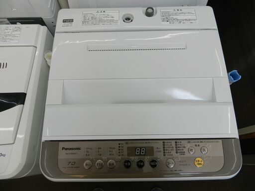 【配送・設置無料】セット割引有り★美品★2018年製 パナソニック NA-F70PB11 [全自動洗濯機 7kg バスポンプ内蔵タイプ ブラウン]