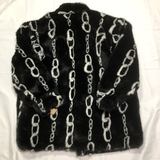 オーダーメイドフェイクファーコート 新品未使用 レディース XLの画像