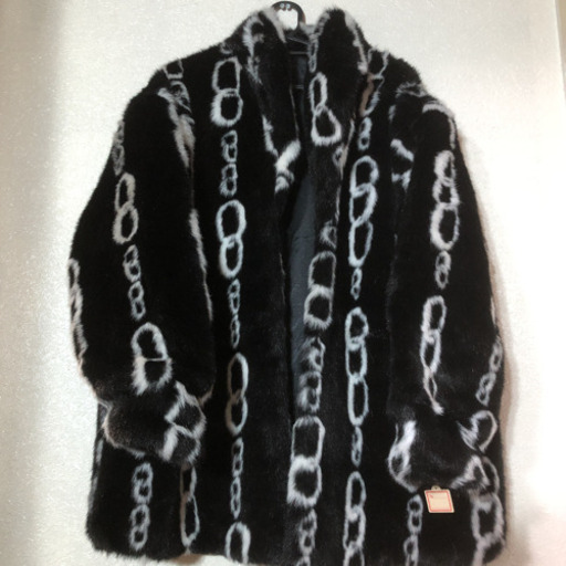 オーダーメイドフェイクファーコート 新品未使用 レディース XL