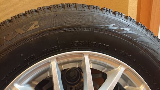 VRX2 冬タイヤ 純正ホイールセット 155/80R13