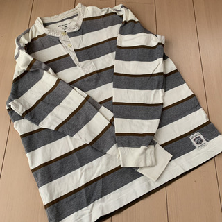 エディバウアー　ノーカラー長袖Tシャツ(M)