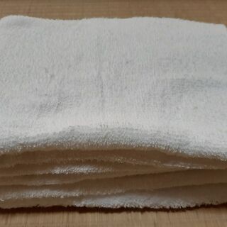 フェイスタオル6枚　白