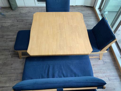 【中古】ミキモク　雅　ダイニングセット