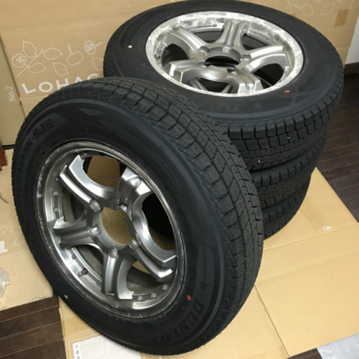 ジムニー 175/80R16 16×5.5JJ +22 ダンロップwinter MAXX