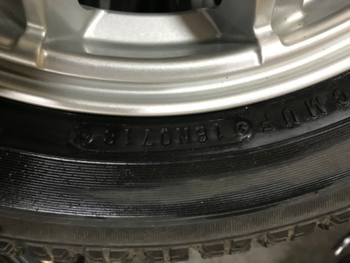 155/65r13 G5 冬タイヤアルミホイル　4本セット！
