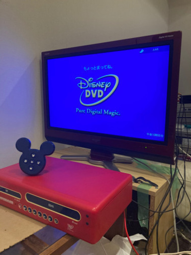 激レア　ディズニーDVDとVHSプレイヤー　BVHE-GH1 動作品　リモコン有