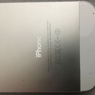 iPhone5 White ジャンク Zの画像