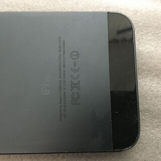 iPhone5 Black ジャンク Wの画像