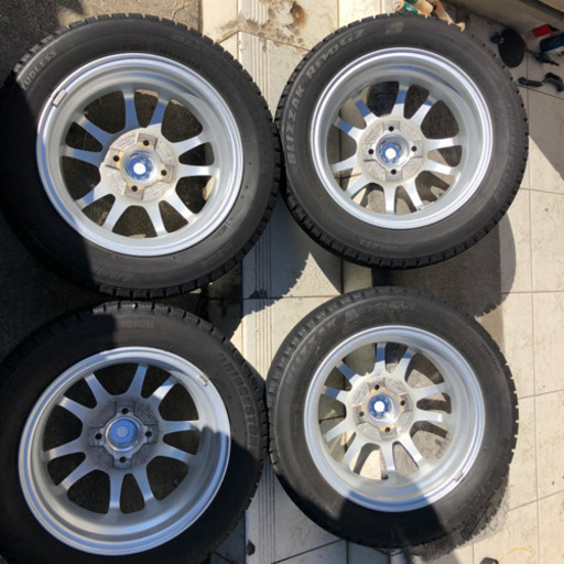 ブリジストン製軽自動車用14インチアルミホイールBSスタッドレスタイヤ付
