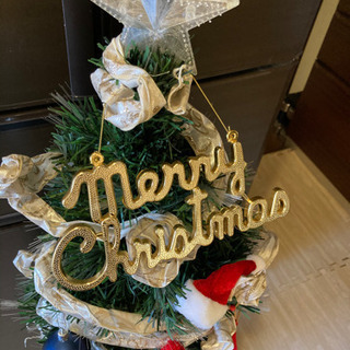 クリスマスツリー125センチ　鉢付き　装飾つきの画像