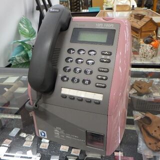 NTT　PてれほんS　ピンク公衆電話　2002年製　カギ無し
