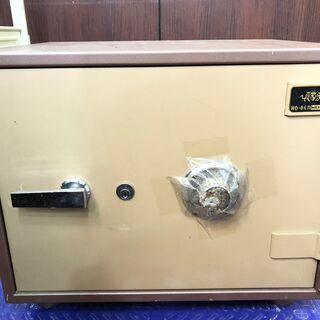 HODEN 宝殿 小型耐火金庫 ダイヤル式 カギ付き 長期保管品 の画像