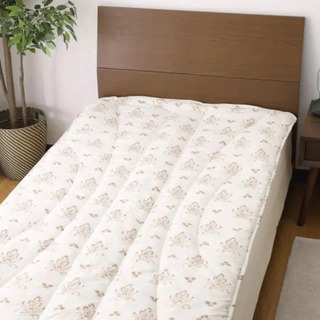 ★新品★ ＜シングル＞ モリリン ウォッシャブル シルキーダウン　敷きパッドの画像
