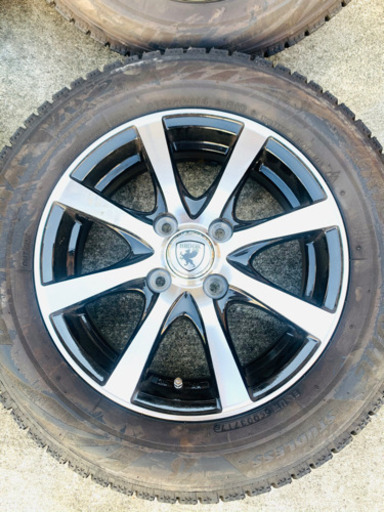 バリ溝❗ スタッドレス&アルミホイール4本セット 165/70R14‼️