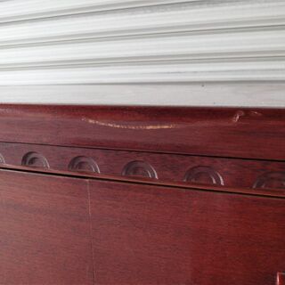 ◇箪笥　赤茶色◇引き出し計7杯　衣類収納 家具　たんす　昭和レトロ風　W91×D45×H133の画像