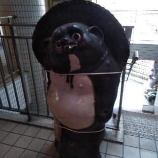 信楽焼  縁起物大たぬき  ♂