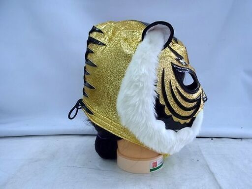 美品 初代タイガーマスク Ⅲマーク 赤金ハーフ 佐山聡 赤金ツートン ハーフマスク スリーマーク ラメ 札幌 東区 