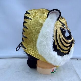 美品 初代タイガーマスク Ⅲマーク 赤金ハーフ 佐山聡 赤金ツートン ハーフマスク スリーマーク ラメ 札幌 東区 の画像