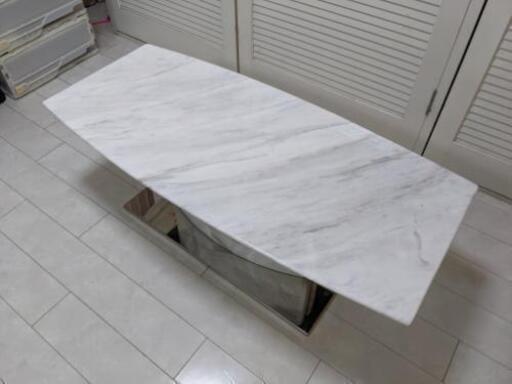 ✅東京インテリア 購入金額20万円 大理石 ローテーブル  天板120cm x 幅55cm
