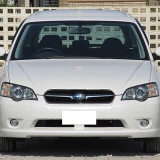 【車検2年満タン渡し】レガシィツーリングワゴン（総額：33万円）【人気色：ホワイトパール】特別仕様車：2.0i Bスポーツ・1オーナーの禁煙車・ナビ・パドルシフト・DVD視聴！！※数台出品中！の画像