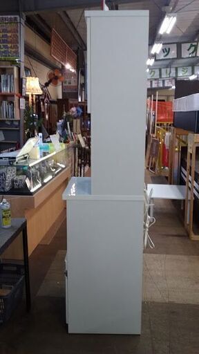 【店舗同時販売中】　ＮＩＴＯＲＩ　ニトリ　ＫＲＩＳＮＡ６０ＲＢ　スリム2枚扉レンジボード　【店頭ご来店購入限定】