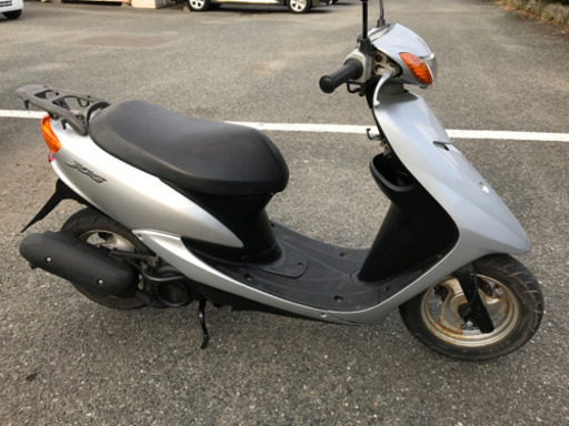 売約済み　◆ヤマハ　ジョグ　JOG銀色　2スト　　ディスクブレーキ　4280km！きれい　SA16J 軽メンテ済み　福岡市