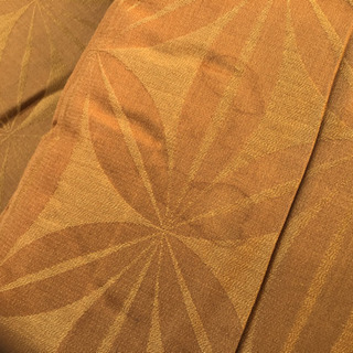 中古　座布団2点セット　56×56 茶色黄土色の画像