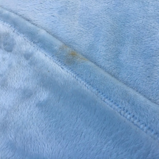 引渡済　中古　テロテロ毛布 2点セット　花柄＆無地の画像