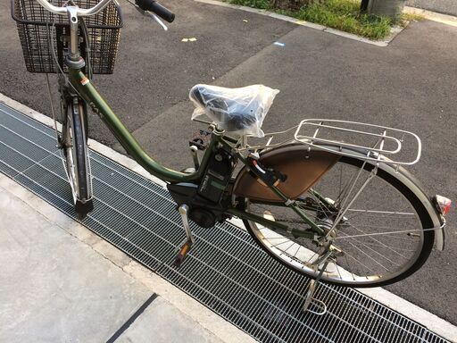 地域限定　ヤマハ　パス　新基準　子供乗せ　6AH　緑　アシスタ　ビビ　神戸市　電動自転車