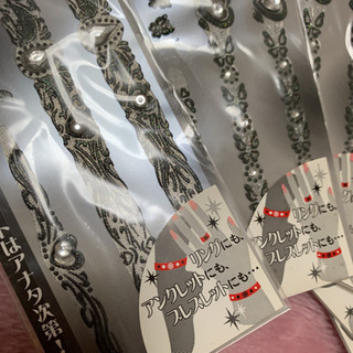 アクセサリー シール(o^^o)新品 未使用 7個セット3500円相当の画像