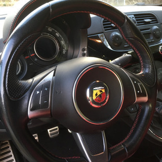 アバルト500 5MT 左ハンドル　車検長(R4.10末まで) マニエッティマレリ付　個人売買の画像