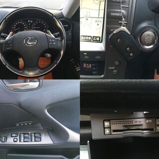 レクサス IS250 バージョンS　HDDナビ ETC 電動シートバック カメラ 禁煙車の画像