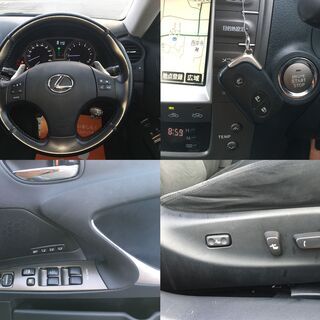 レクサス IS250 バージョンS　HDDナビ ETC 電動シートバック カメラ 禁煙車の画像