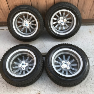 weds TEAD 14×5.5j DUNLOP WINTER MAXX 175/65R14 M+S 4本