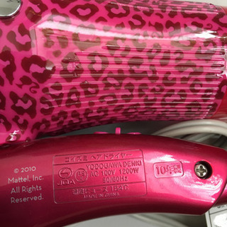 Barbie 未使用マイナスイオンドライヤーの画像