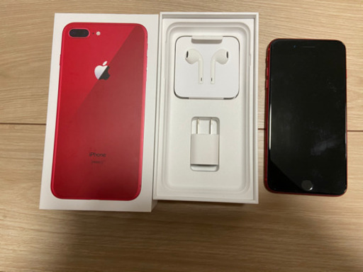 iphone 8plus 64G レッド　イヤホンと充電器付き