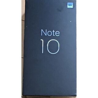 【中古】Androidスマートフォン Xiaomi Mi note 10 globalバージョン ミッドナイトブラック メモリ6GB ストレージ128GB