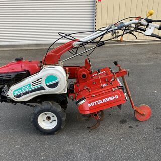 発送しません 整備済 デフ付 5.5馬力 三菱 耕運機 MM555 前3/後2速 ハンドル回転 現品確認歓迎 初期不良対応
