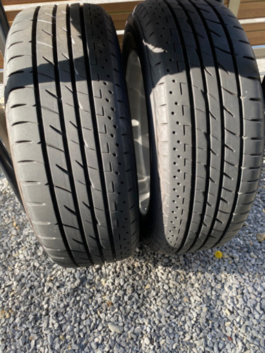 215/60 R18 96H ブリヂストン　タイヤ　エスティマ用　トヨタ純正　ホイル付