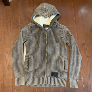 G-STAR RAW メンズ ニットパーカー L カーキ