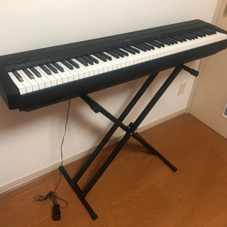 ヤマハ YAMAHA 電子ピアノ 88鍵盤 P-45 ブラック【専用スタンド付き】の画像