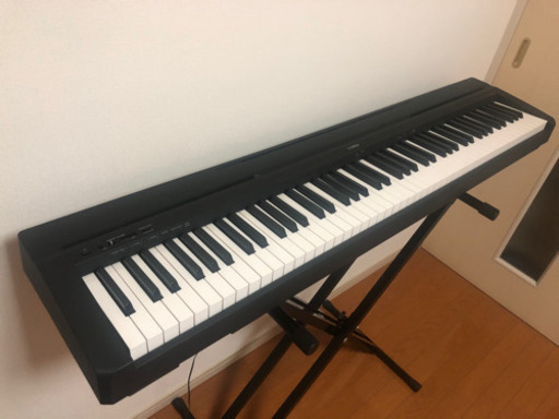 ヤマハ YAMAHA 電子ピアノ 88鍵盤 P-45 ブラック【専用スタンド付き】