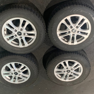 パジェロミニ用スタッドレスアルミホイールセット！