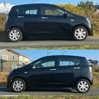 ダイハツ　ミライース　車検付き　25年式　ブラック　即持ち帰り可能の画像
