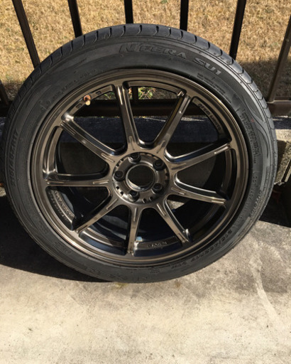 【取引完了】【RAYS】レイズ　gram LIGHTS 57G 17インチPCD100 （センターキャプ無し）