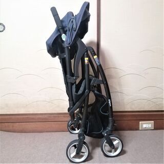 キレイ★即日お渡し可能!★BASIS ベイシス【pigeon ピジョン】B型ベビーカー デニム調カラー生地　バギーの画像