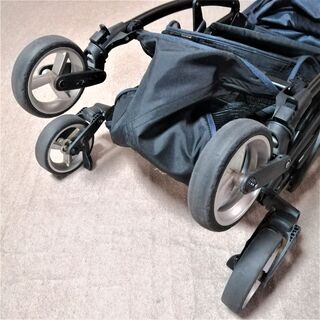 キレイ★即日お渡し可能!★BASIS ベイシス【pigeon ピジョン】B型ベビーカー デニム調カラー生地　バギーの画像